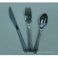 High Quality Silver Color Disposable Plastic Cutlery/Silver Coated Plastic Cutlery